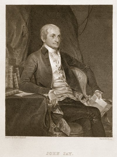 John Jay, Engraved by Asher Brown Durand by G. and Trumbull, J. Stuart